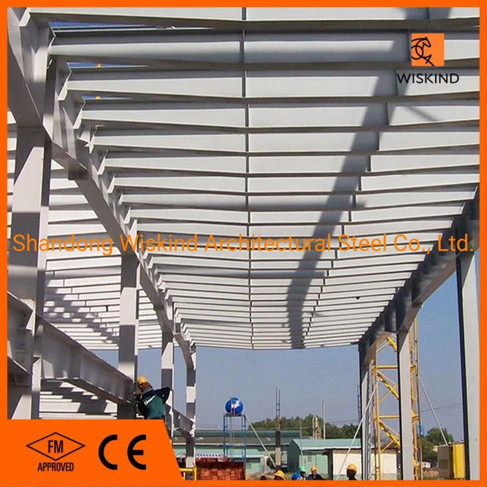 Q235B Estrutura de Aço Modular Leve Prefabricada para Galpão