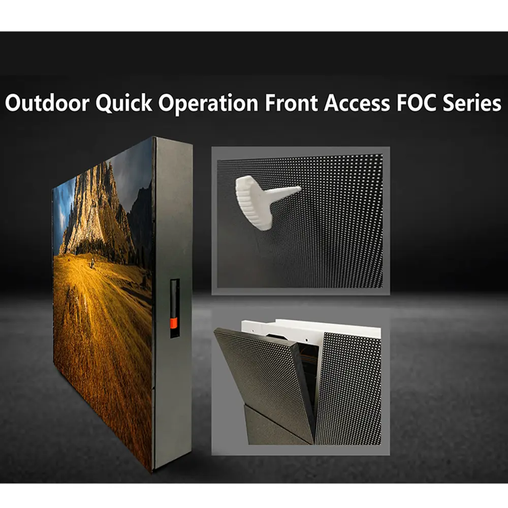 Wholesale Outdoor fixed LED display-FOC quick front access series Supplier, Company