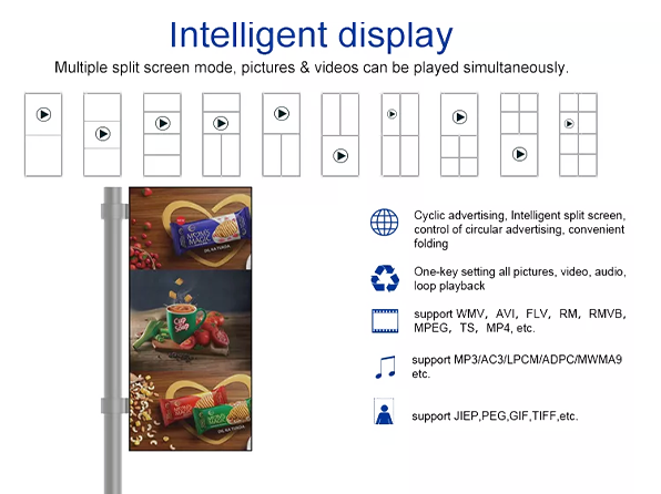 Street Pole Led Display
