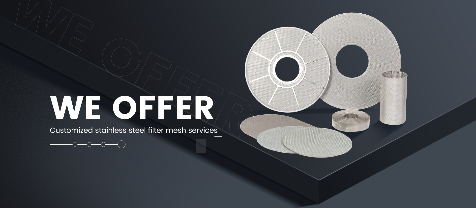 Stainless steel wire mesh melt filter elements produced by HG Plastic Machinery