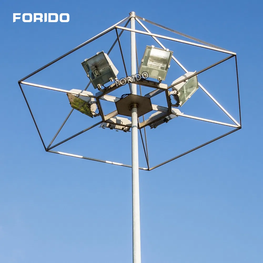 Aprovado pelo CQC 30-1000W Luz de Poste Alto LED Ajustável em Altura Personalizável
