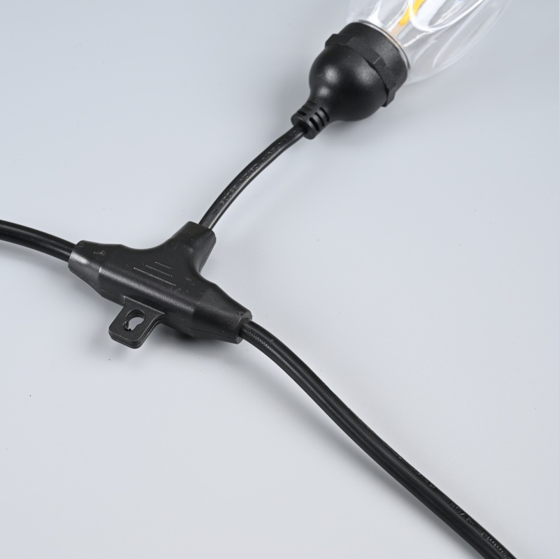 Corda de Luz LED Solar para Paisagismo ao Ar Livre, Iluminação Atmosférica para Casamentos em Pátios, Decoração para Camping, St38 Corda de Luz