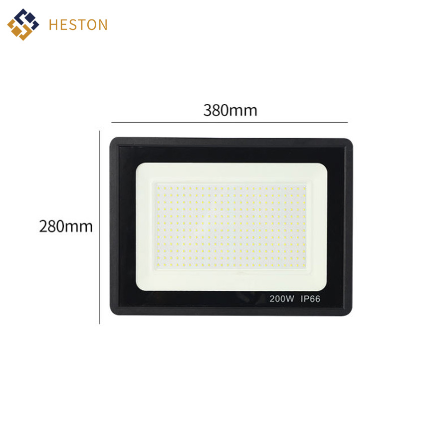 Luz de Inundação LED 200W 4000K IP66 Iluminação Projetora LED para Exterior Luz de Segurança