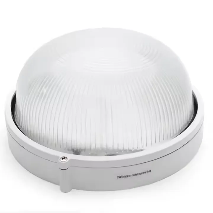IP68 Iluminação de Parede ao Ar Livre em Alumínio à Prova d'Água com Luz LED E27 Luz Grande Círculo