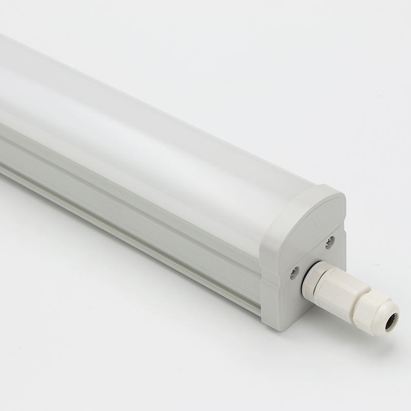Luz LED Tri-Proof Linkável IP65 Fixture de Tubo LED à Prova d'Água para Iluminação Interna e Externa