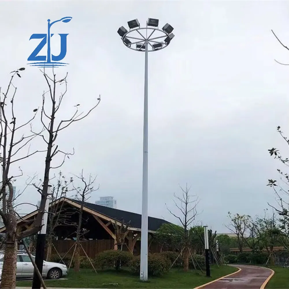 1000W Brilho de Potência LED 20m 25m 30m 35m 40m Poste de Iluminação de Alto Mastro Luz de Estádio Torre de Alto Mastro