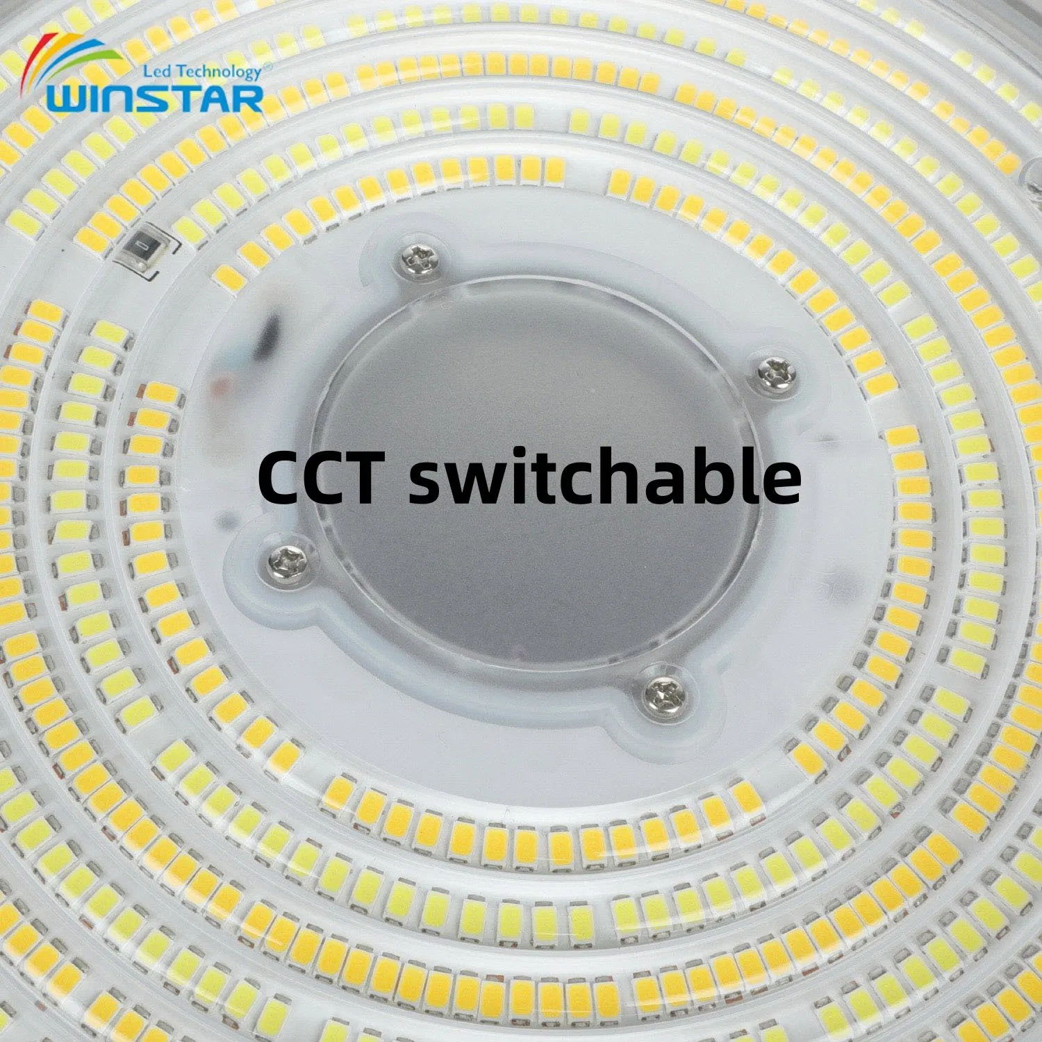 Luz de Armazém de Alta Baía LED de Alta Luminância e Grande Potência 200W CCT Único e Interruptor de Potência Selecionável IP65 150lm/W 170lm/W 200lm/W Iluminação Comercial e Industrial