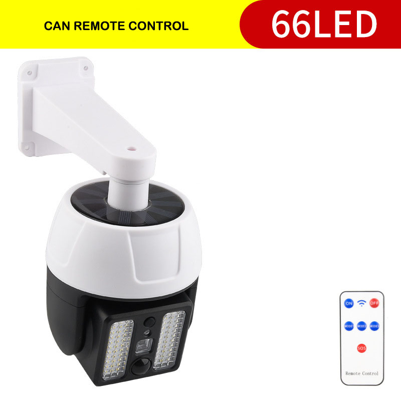 Câmeras de Vigilância Simulação de LED Monitoramento Iluminação de Segurança Luz Solar Projetor com Sensor de Movimento Lâmpada de Parede Externa