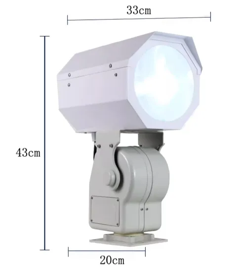 Desenho Técnico Holofote LED ao Ar Livre Opulento IP65 220V Grande Lanterna de Carga de Navio