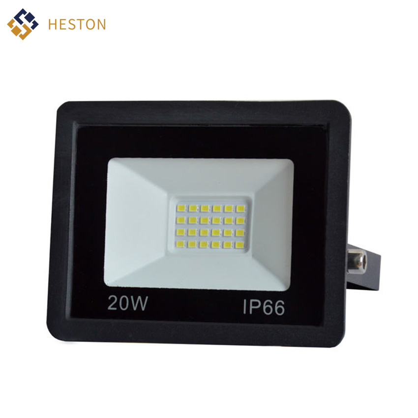 Luz de Inundação LED 20W 4000K IP66 Iluminação Projetora LED para Exterior Luz de Segurança