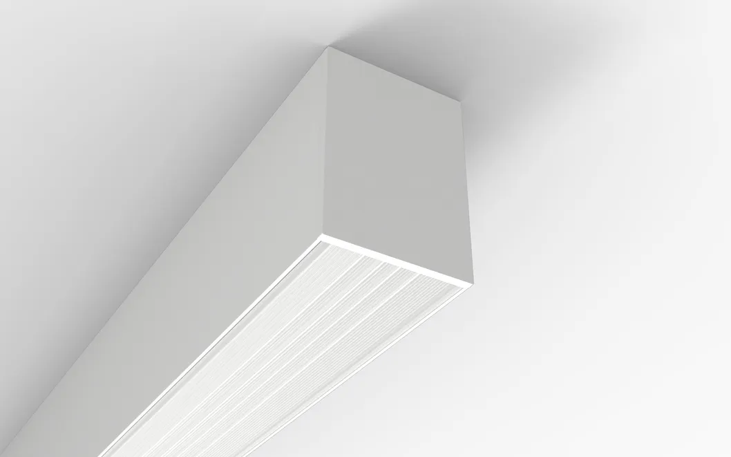 Venda Quente Alta CRI Slim Suspenso Luz de Pendente para Escritório Iluminação Linear Arquitetônica