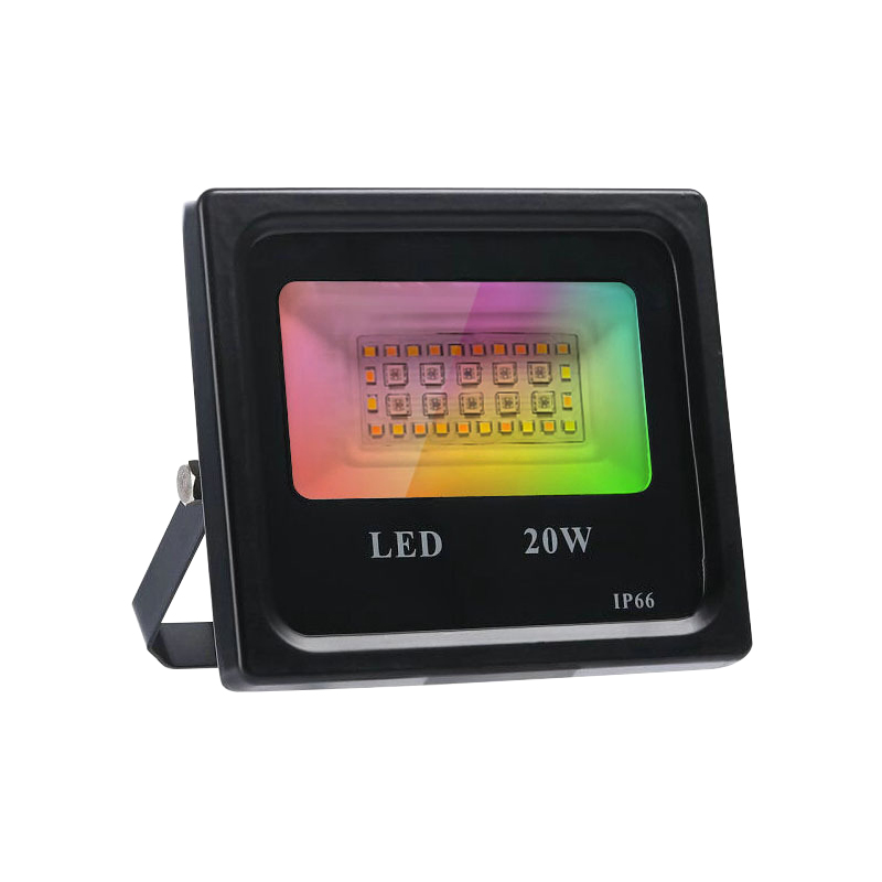 IP66 Luz de Inundação LED Inteligente com Controle de Voz Reciclável