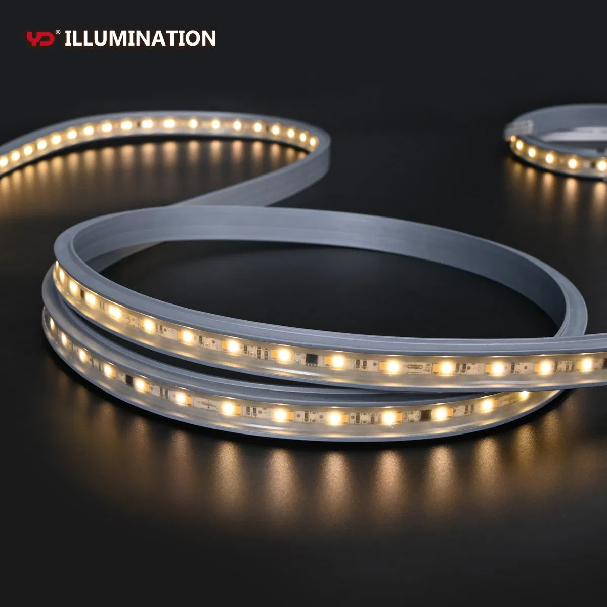 Fita LED dobrável em cores completas para iluminação de sinalização e decoração de logotipos, fábrica na China, iluminação arquitetônica