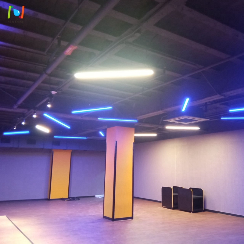 Iluminação Linear LED Iluminação Suspensa LED Comercial Iluminação Interior Lustre Luz Linear Arquitetônica