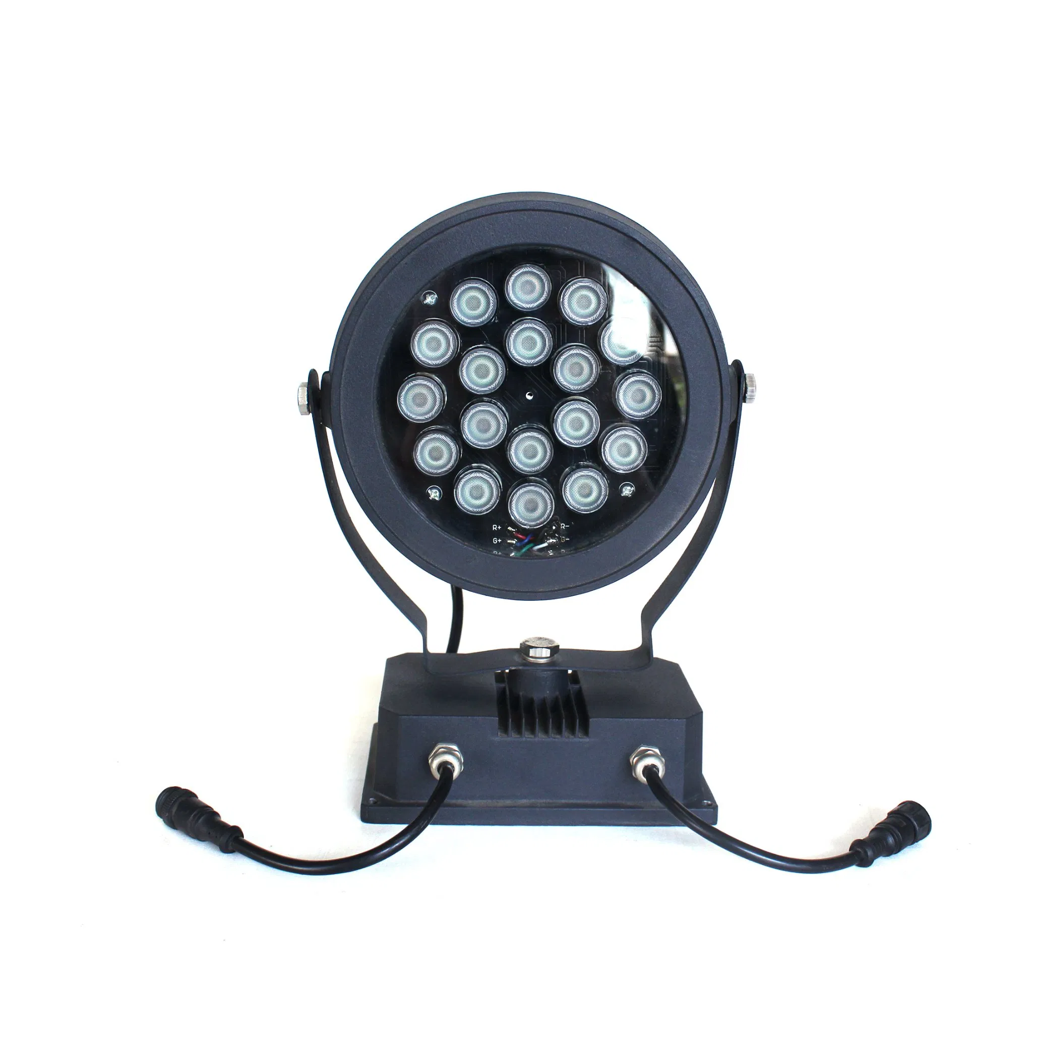 24V Luz de Inundação LED RGB de Alta Luminância DMX para Exterior