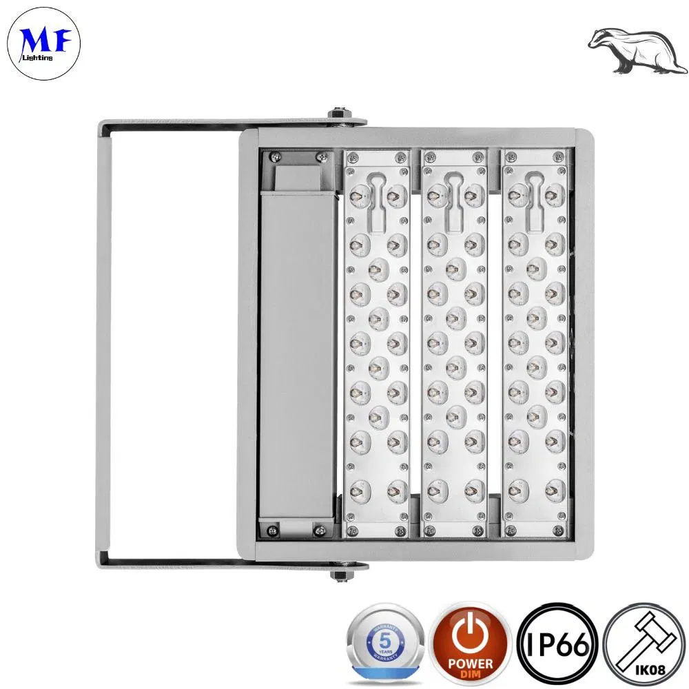 Projetor de Luz de Alta Potência RGBW Industrial IP67 Luz de Inundação LED 240W 300W Iluminação Externa Luz de Inundação LED Luz de Inundação LED Luz de Estacionamento Luz de Rua