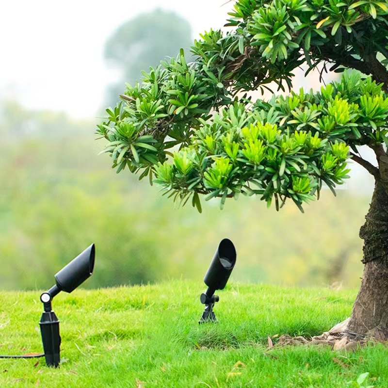 Lanterna de Jardim Spot de Alumínio à Prova d'Água de Alta Qualidade IP65 Iluminação Externa Luz de Spot de Jardim Paisagismo LED Spike Jardim