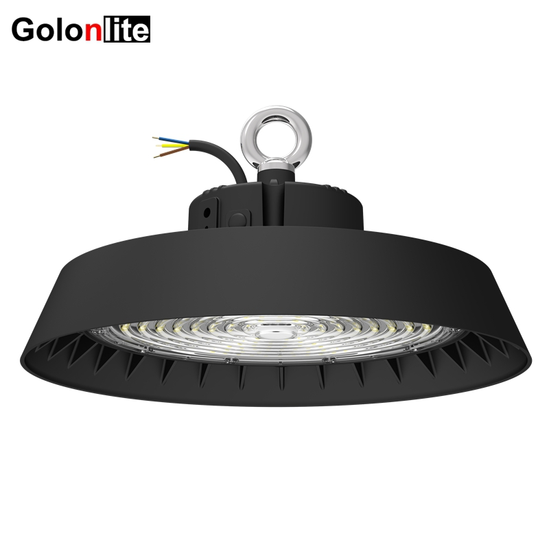 210lm/W Lâmpada de Baixa Bay Dimmable para Ginásio Showroom Fábrica Oficina Armazém 300W 240W 100W 150W Iluminação Industrial LED 200W Luminária LED High Bay Tipo UFO