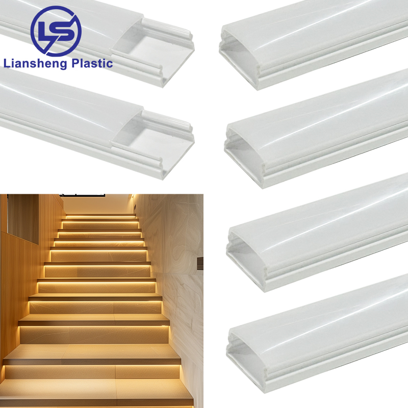 Difusor de Luz LED Extrusão de Policarbonato Faixa de Iluminação Cobertura Difusora LED Luminária à Prova d'Água Fosca Luminária de PC