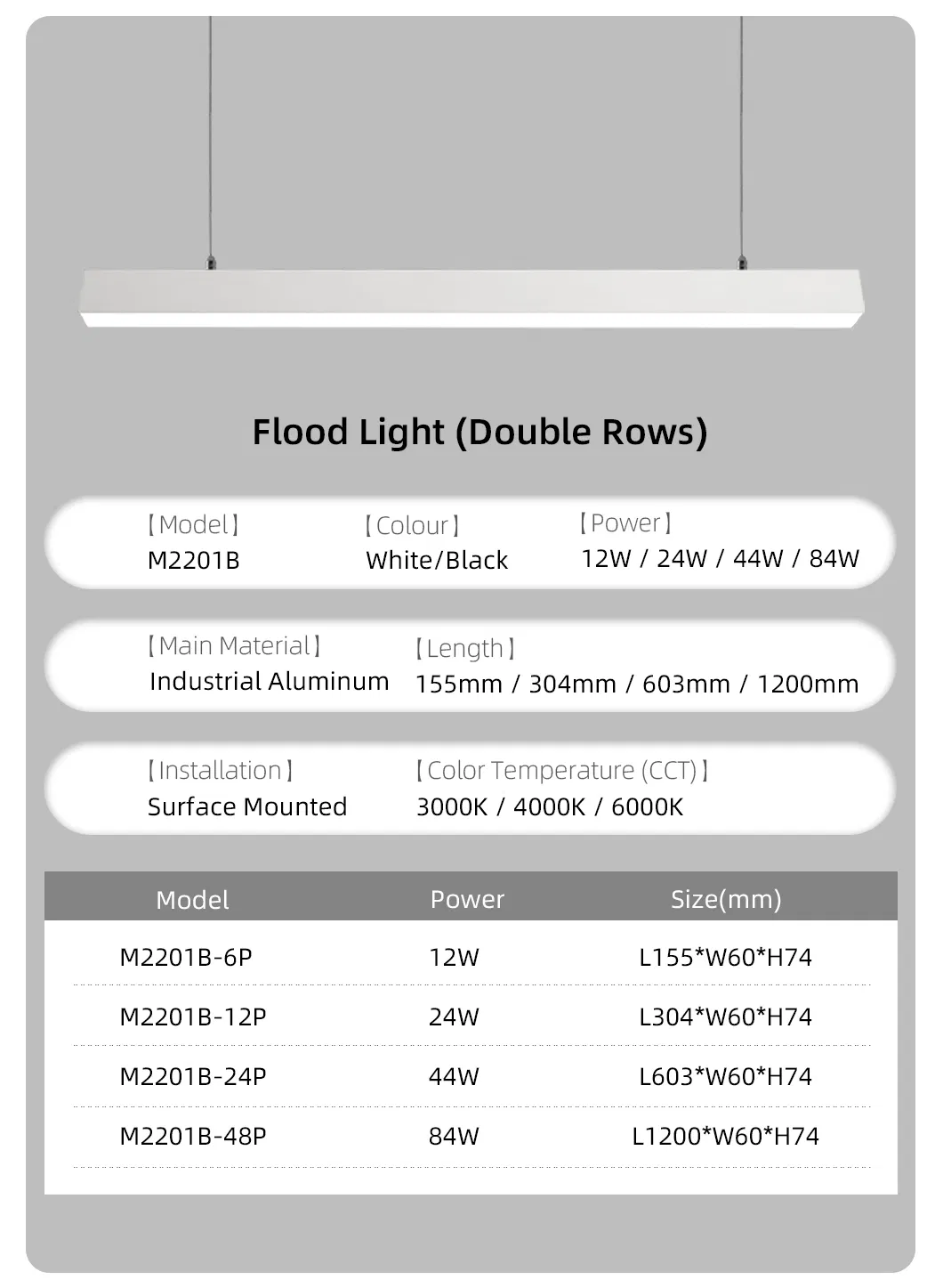 Luz Linear LED