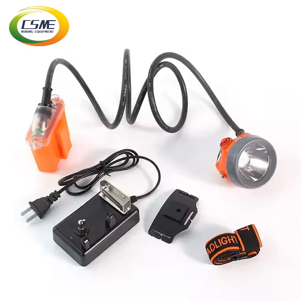 Kl4lm (A) Kl5lm (A) Kl6lm (A) Lanterna de Cabeça LED Tipo Split para Mineração com Luz de Segurança à Prova de Explosão em Íon de Lítio para Mina Subterrânea