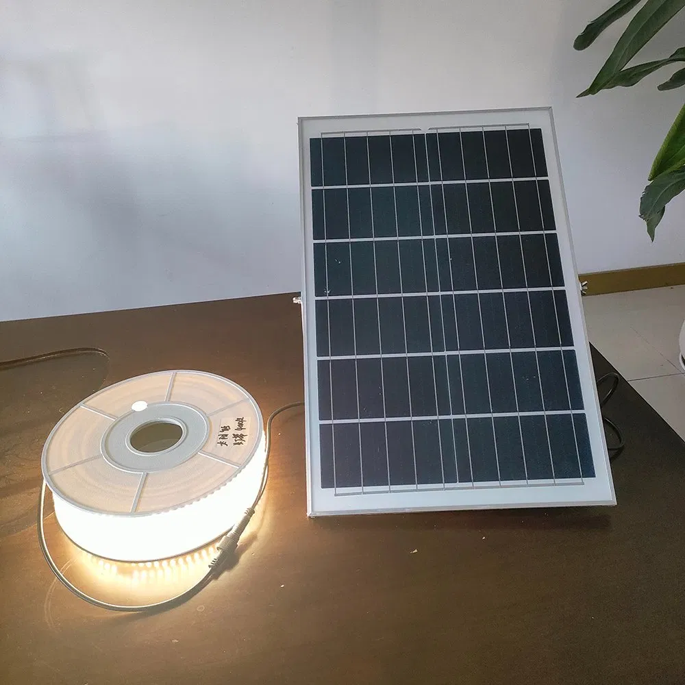 Fita de Luz Solar Super Brilhante, Luzes de Jardim LED à Prova d'Água, Iluminação Externa para Paisagismo, Carregamento Solar para Casa