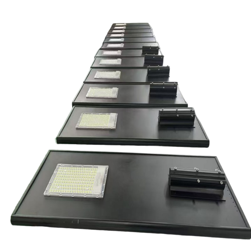 Luz de Rua LED Solar com Sensor de Movimento para Iluminação de Estradas Rurais 80W 120W
