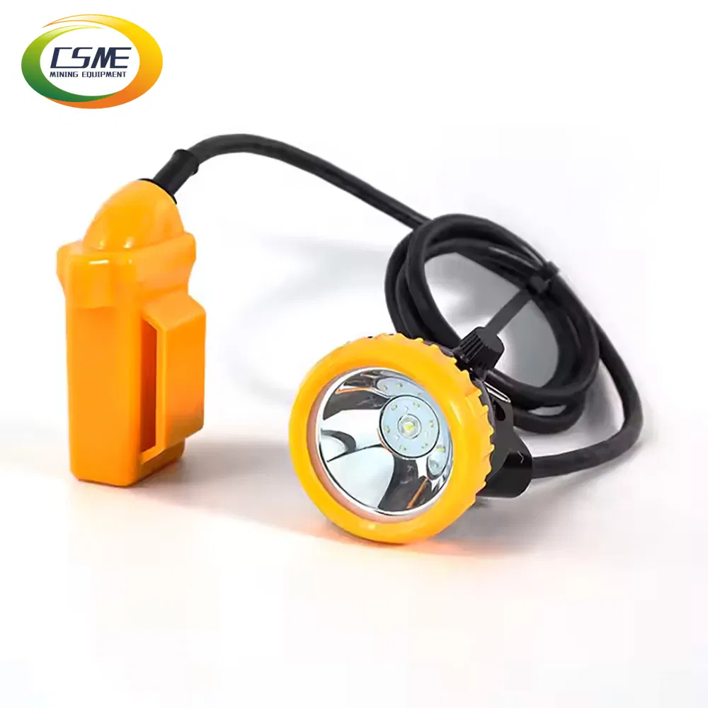 Kl4lm (A) Kl5lm (A) Kl6lm (A) Lanterna de Cabeça LED Tipo Split para Mineração com Luz de Segurança à Prova de Explosão em Íon de Lítio para Mina Subterrânea