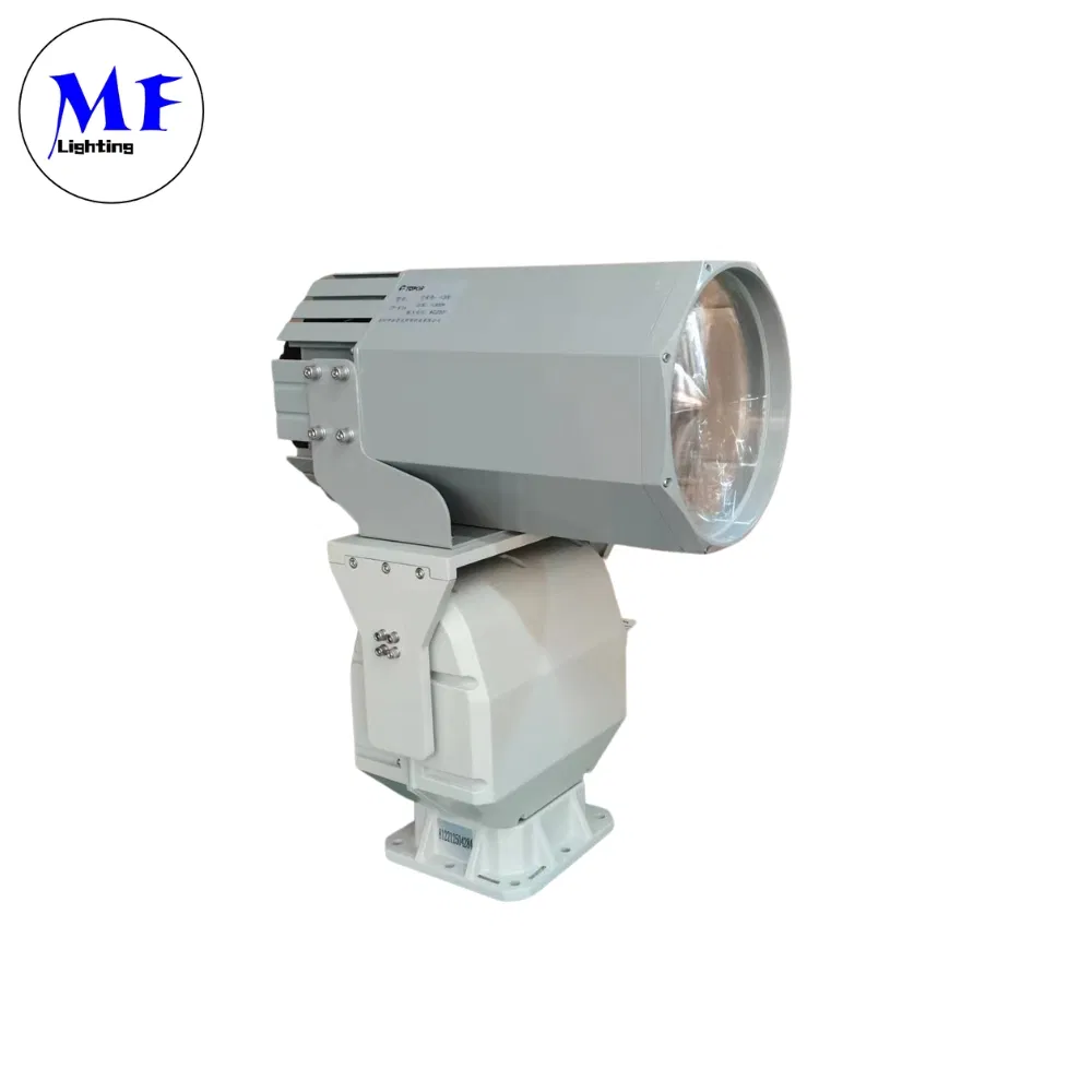IP66 Luz Spot LED à prova d'água para faróis, iates, balsas, barcos de pesca, iluminação de holofotes marinhos, busca e resgate no mar, alta potência 80W-600W 100m 1 2 3 4 Km