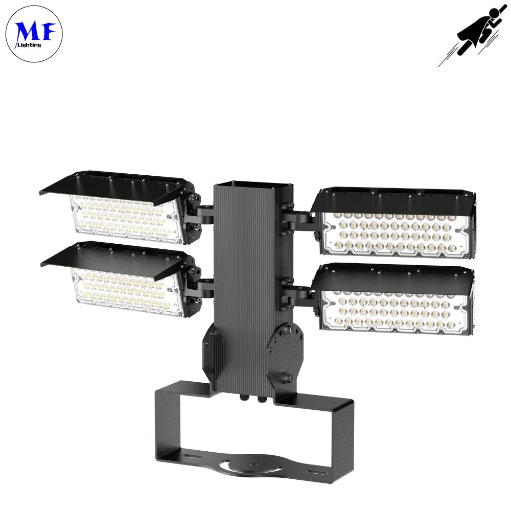 Preço de Fábrica 5 Anos de Garantia 1200W 6000K 155lm/W-165lm/W 10&deg; /20&deg; /40&deg; /60&deg; /90&deg; Iluminação LED para Estádio Esportivo para Campo de Esportes