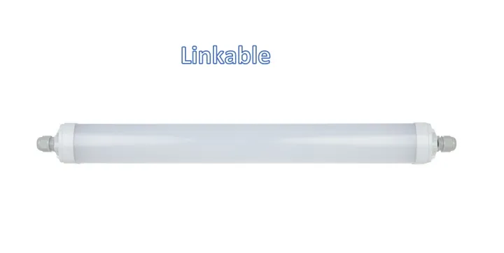 Luz Tri-Proof LED IP66 Ik08 - Design patenteado em PC Alumínio, Iluminação para Armazém e Oficina