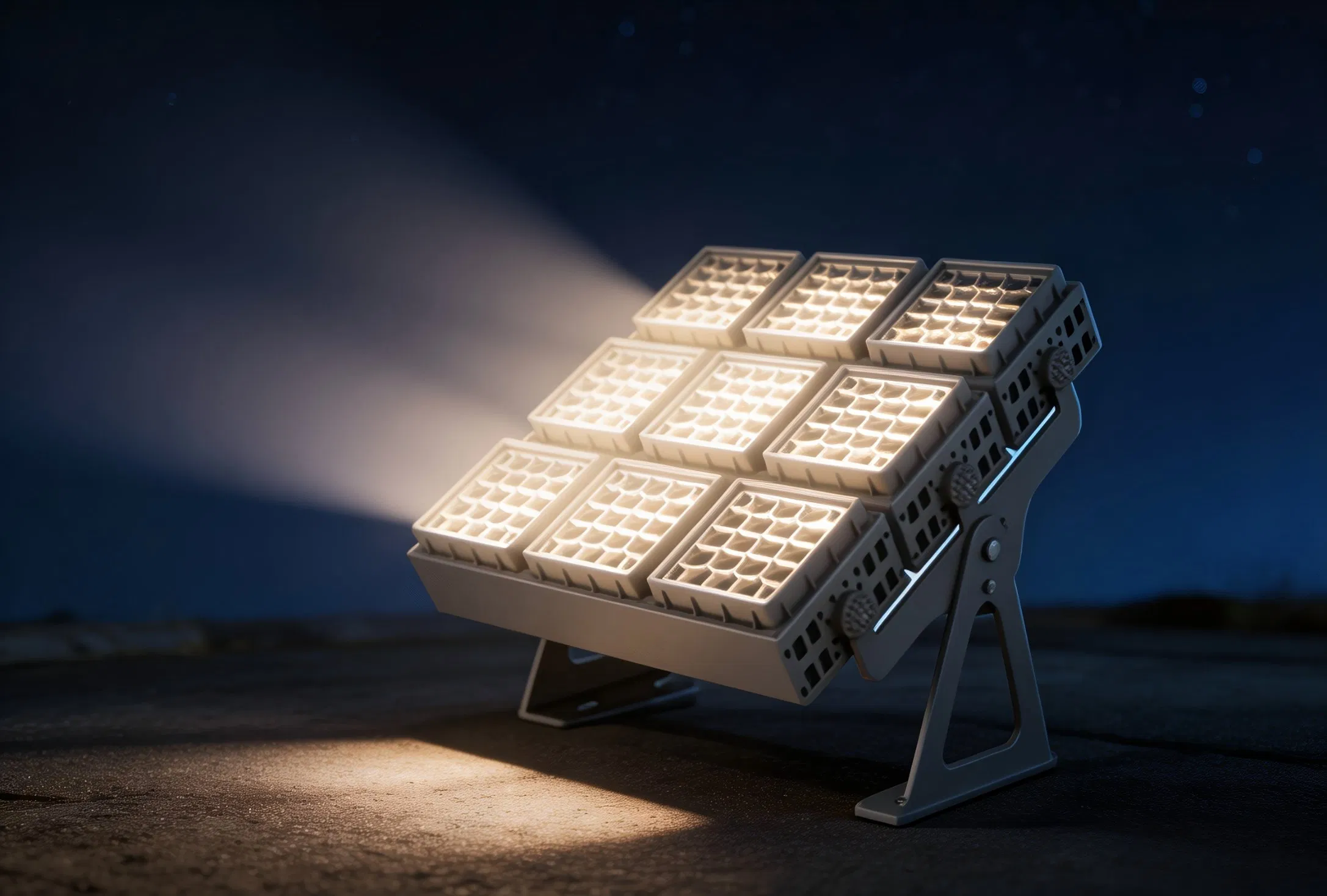 Holofote de Feixe Forte de Alta Intensidade, Luz de Inundação de Alta Potência Modular Combinada, Holofote LED para Exterior IP65,