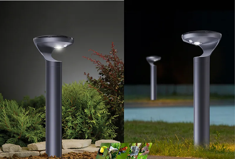 Iluminação de Jardim LED ao Ar Livre, Ideal para Paisagismo e Decoração de Jardim, Luminária de Poste
