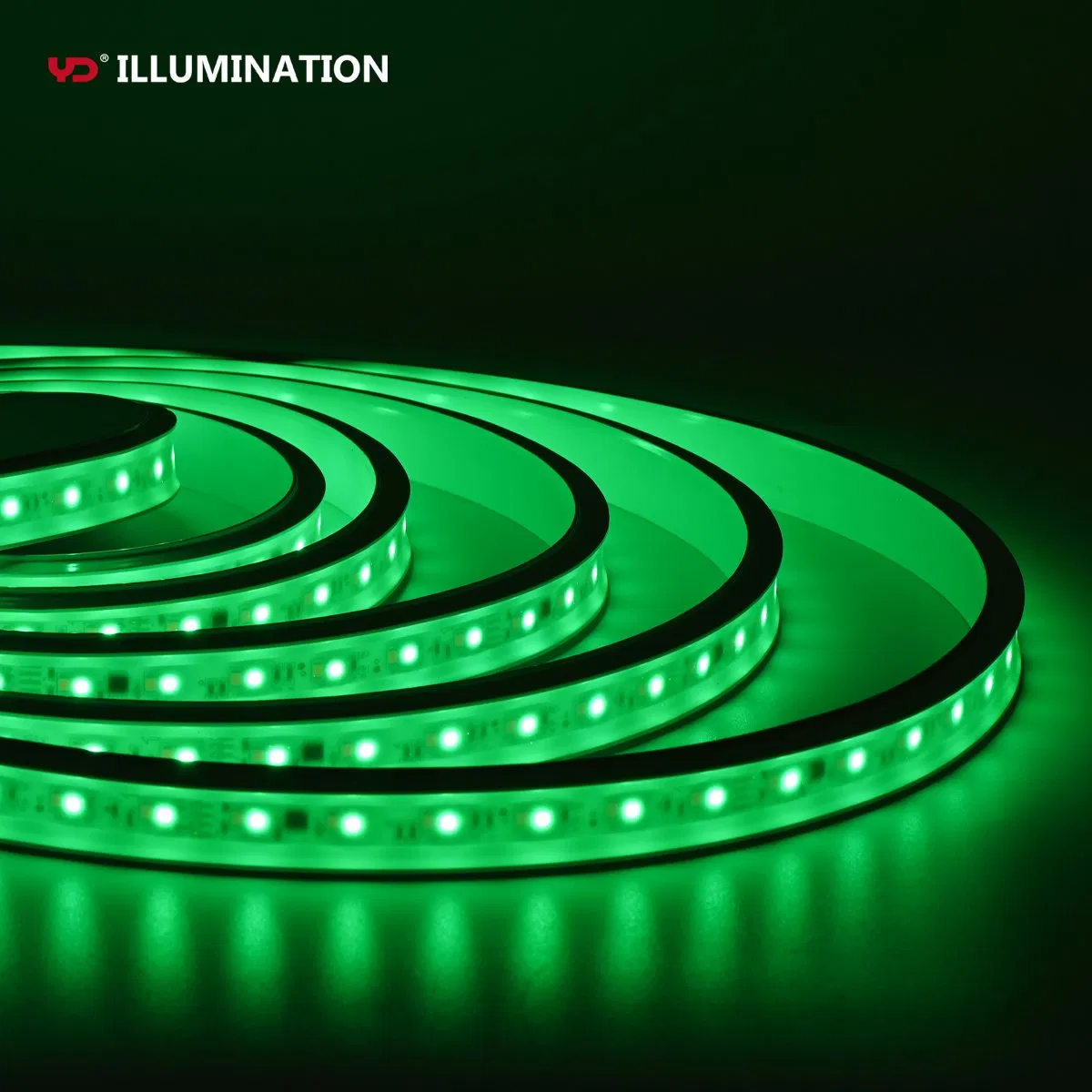Fita LED dobrável em cores completas para iluminação de sinalização e decoração de logotipos, fábrica na China, iluminação arquitetônica