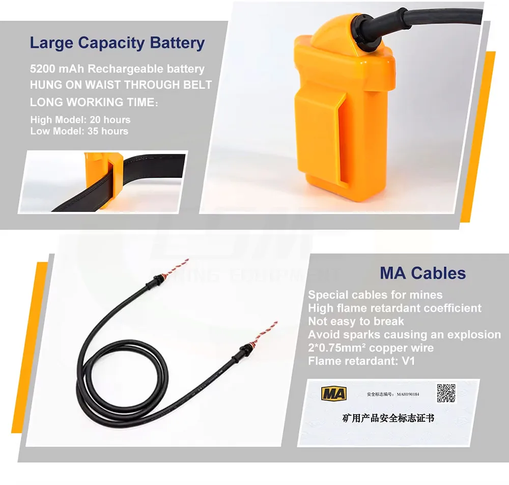 Luz com Bateria de Íon de Lítio