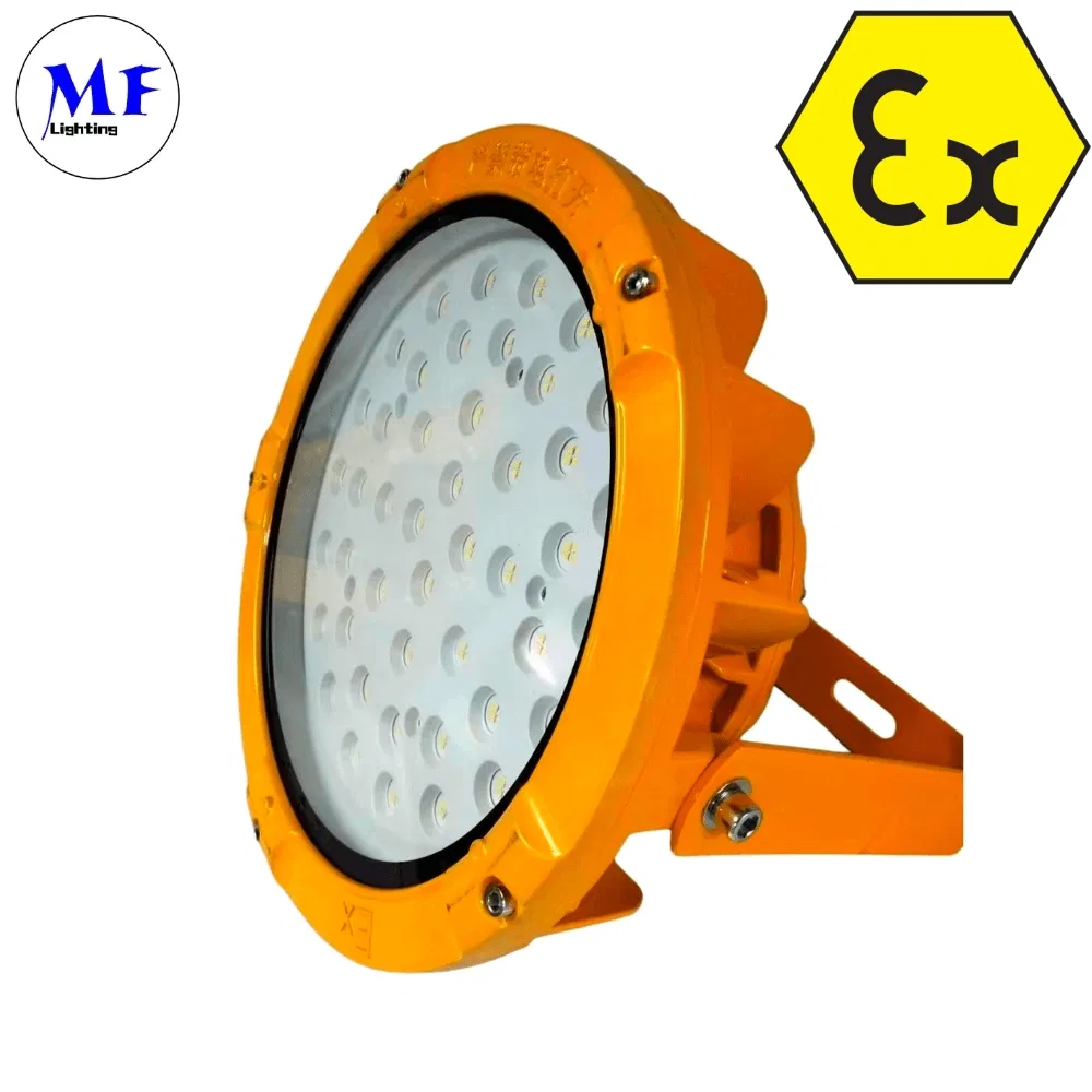 Zone1 Zone2 Lâmpada LED Antiexplosão Atex Iluminação LED para Zona Perigosa Luminária LED Montada em Alta Baía à Prova de Explosão