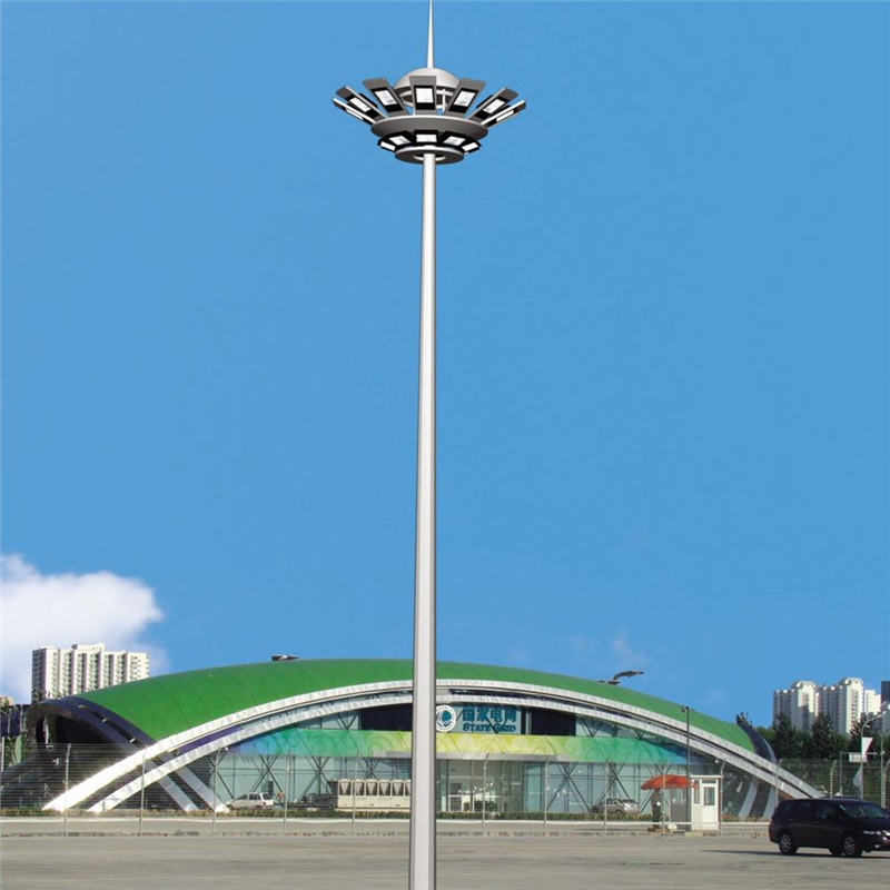 Iluminação de Rua LED Hepu para Exterior, Poste de Alta Masturação