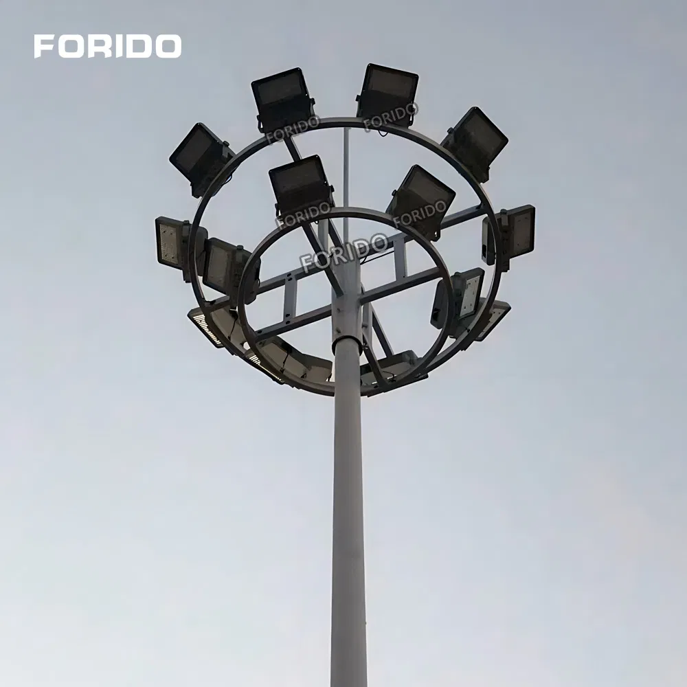 Aprovado pelo CQC 30-1000W Luz de Poste Alto LED Ajustável em Altura Personalizável
