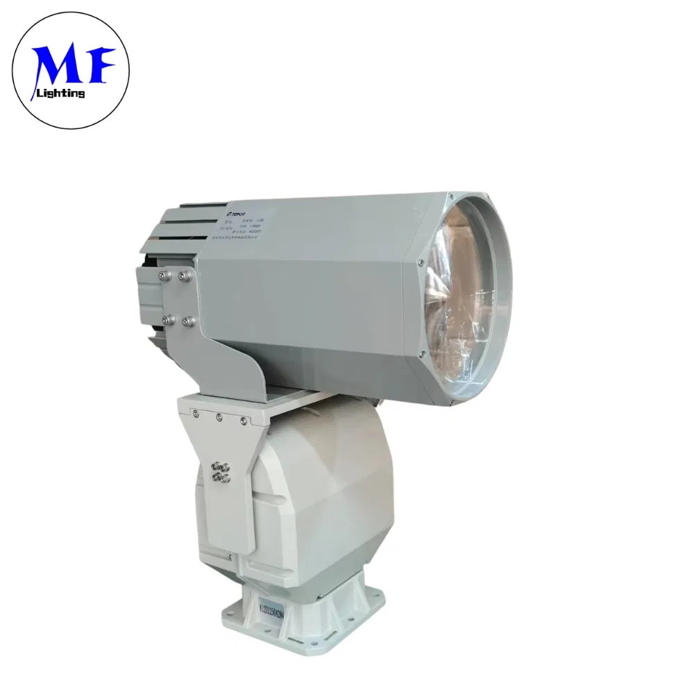 IP66 Luz Spot LED à prova d'água para faróis, iates, balsas, barcos de pesca, iluminação de holofotes marinhos, busca e resgate no mar, alta potência 80W-600W 100m 1 2 3 4 Km