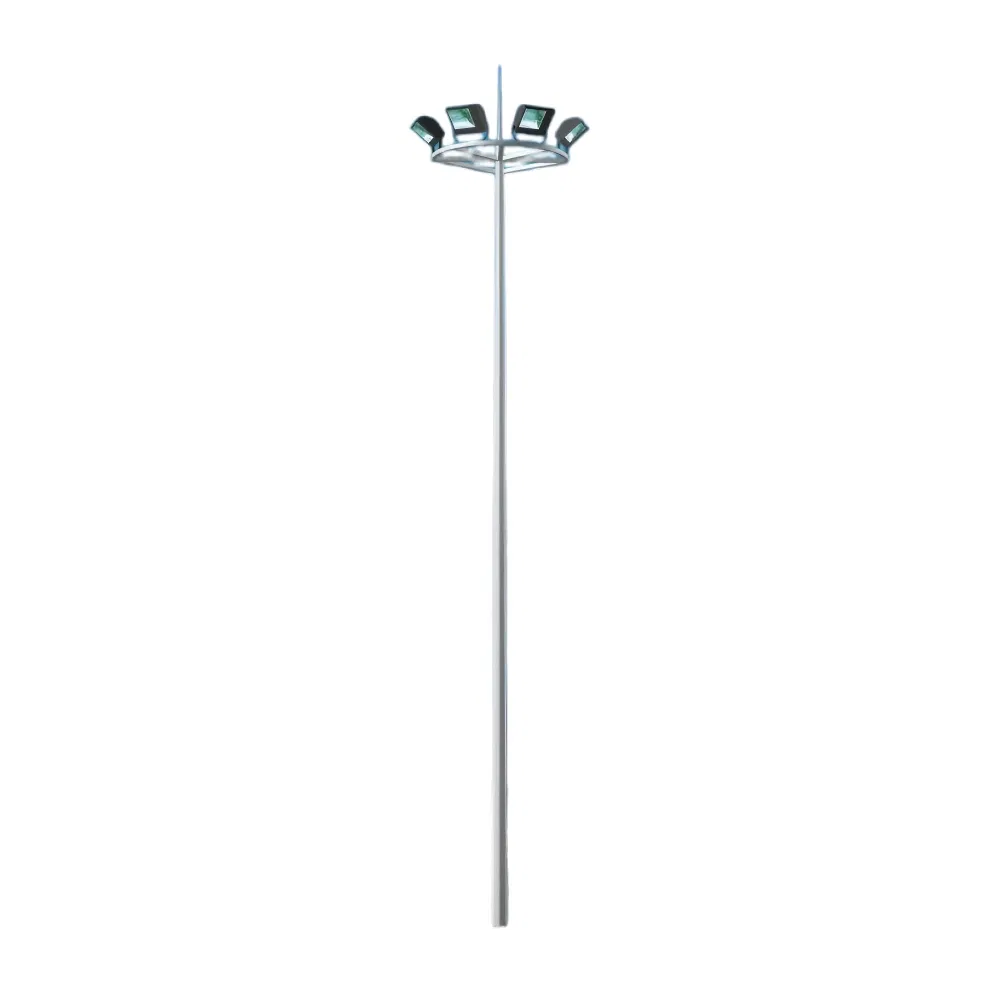 Fabricante de Yangzhou 20m 25m 30m Poste de Luz de Alta Mast LED Iluminação de Inundação para Estádio de Futebol