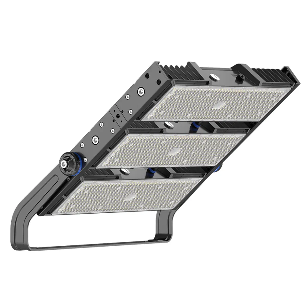 Módulo de Alta Potência 250W 500W 750W 800W 1000W 1250W 1500W Ik10 IP66 Luz de Inundação LED à Prova d'Água para Esportes ao Ar Livre, Luz de Estádio para Campo de Futebol e Futebol
