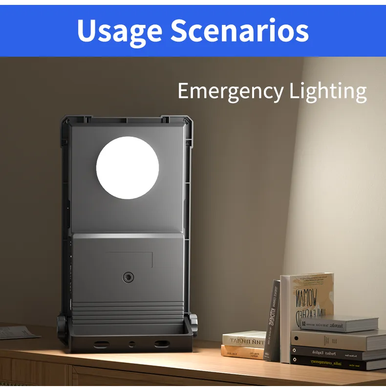 Lâmpada LED Solar de Manuseio Pesado e Confiável para Local de Construção