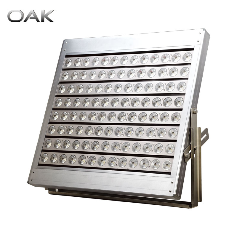 Iluminação de Estádio de Futebol de Alta Mast Dimmable à Prova d'Água para Exterior 1000W Refletor LED Floodlight