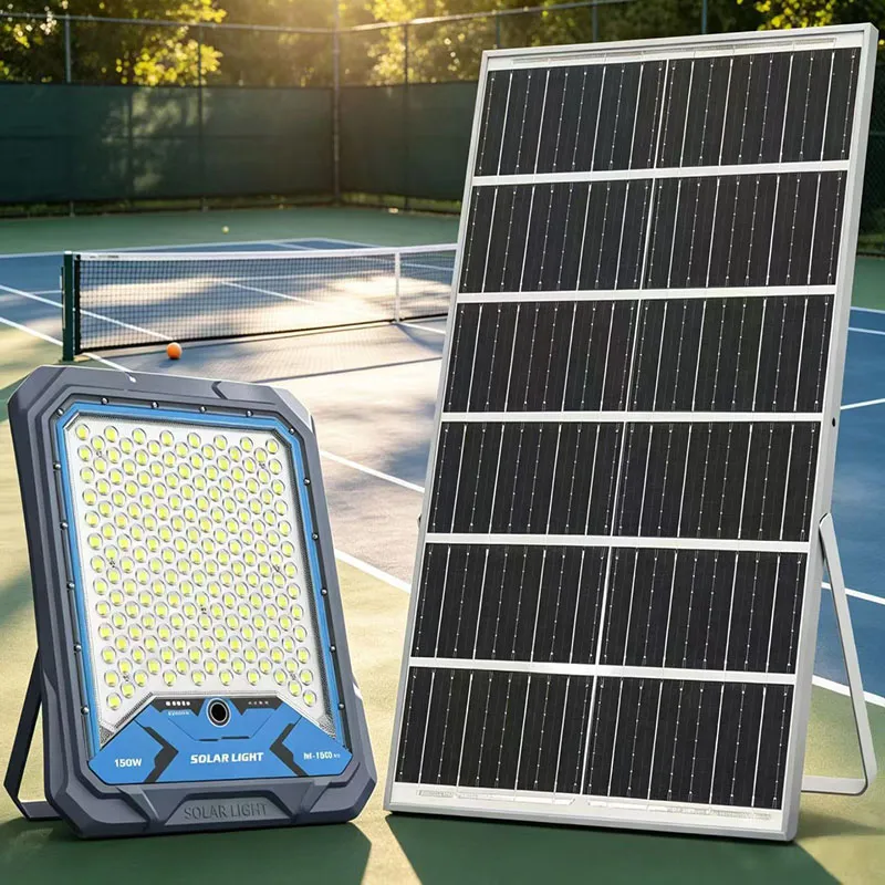 Iluminação Solar para Inundação 200W-2000W Luz Projetora LED Solar Tudo-em-Um IP65 Iluminação Externa à Prova d'Água