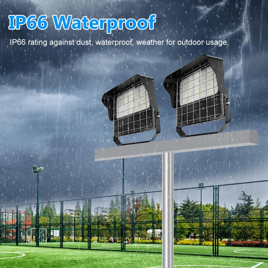 Iluminação LED de Inundação Externa ETL Dlc 5 Anos de Garantia RGB 50W 100W 200W 240W IP65 Iluminação LED de Inundação à Prova d'Água