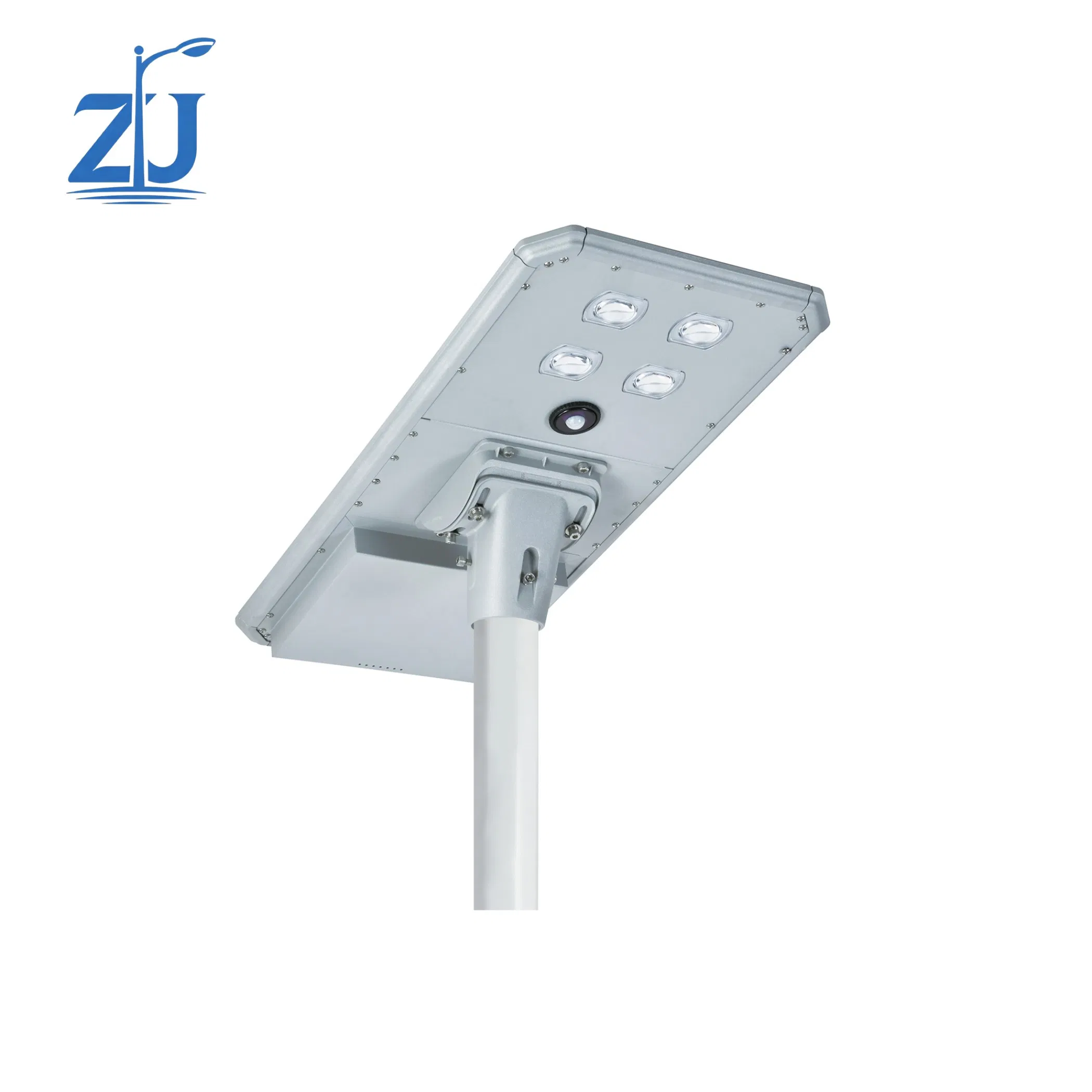 IP65 Luz de Rua Solar à Prova d'Água em Liga de Alumínio Tudo em Um 50W 100W 200W Lâmpada de Estrada Externa de Alta Brilho