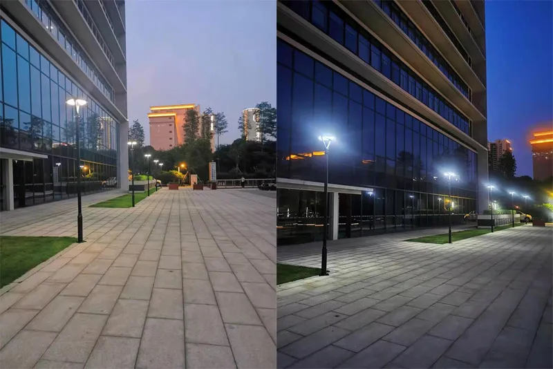 Iluminação Solar em Funcionamento