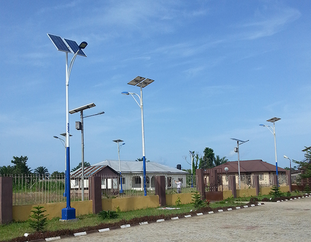 36W Luzes Solares com 8m Altura do Poste Alta Brilho