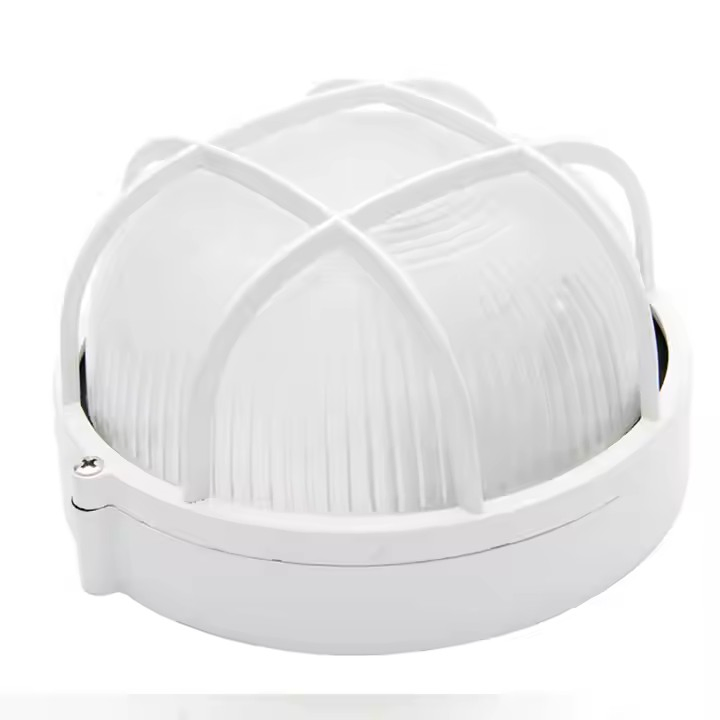 IP68 Iluminação de Parede ao Ar Livre em Alumínio à Prova d'Água com Luz LED E27 Luz Grande Círculo