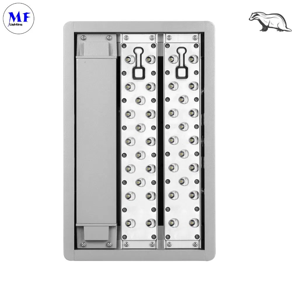 60W 120W 180W 240W 300W IP67 Luz de Inundação LED de Teto com Sensor de Movimento e Fotocélula 1-10V Dimerização para Segurança de Terminal, Cais e Armazém